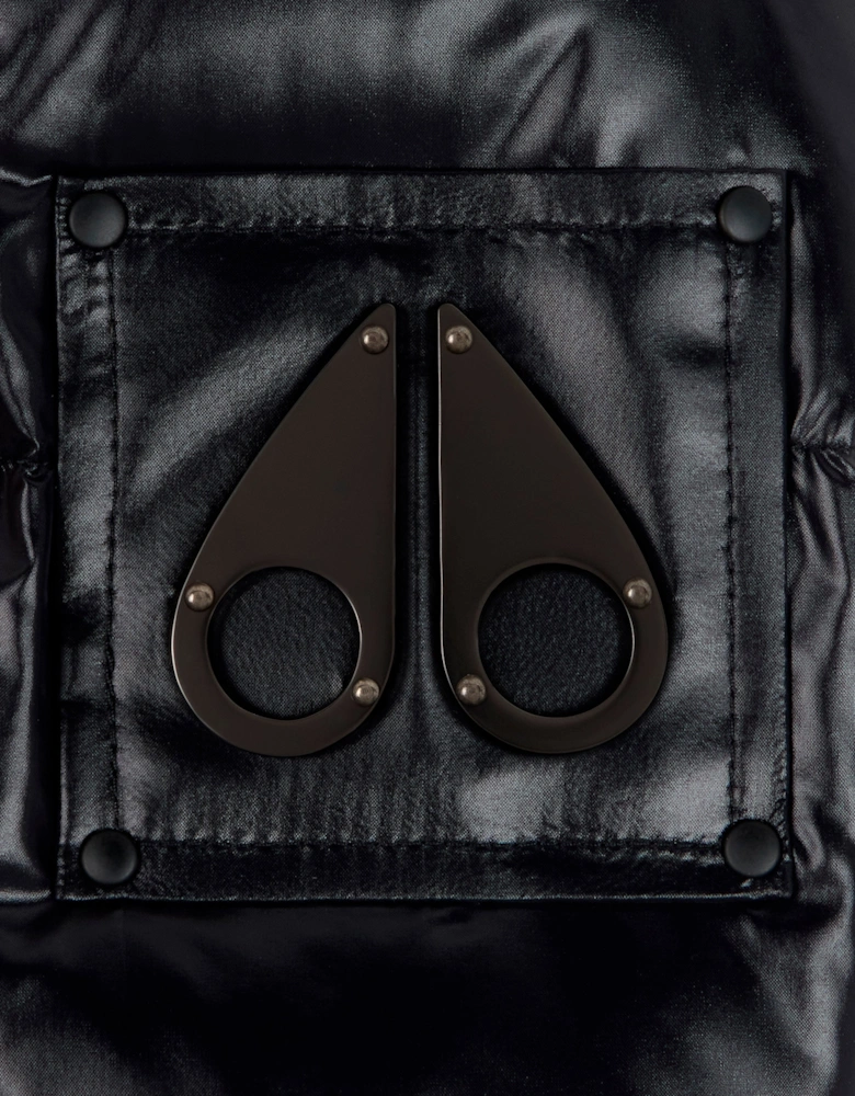 Kids Kings Down Padded Puffer Jacket in Black