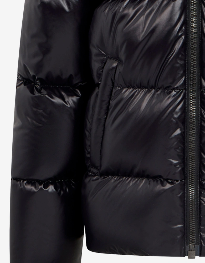 Kids Kings Down Padded Puffer Jacket in Black