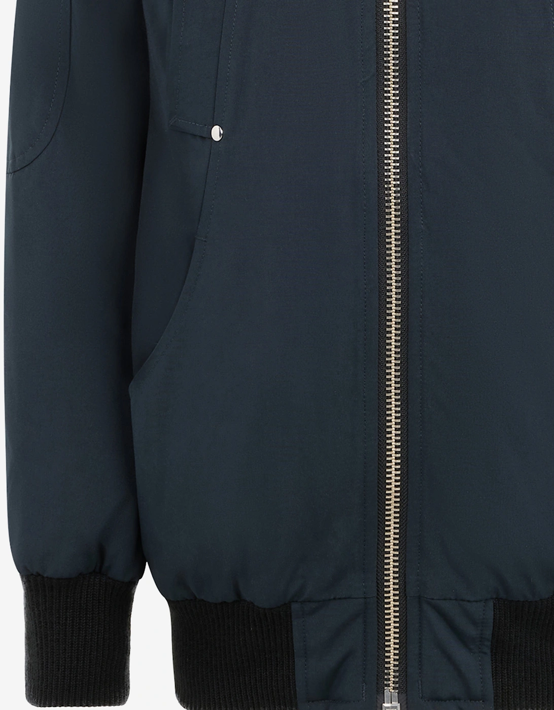 Kids Down Padded Bomber Jacket in Navy