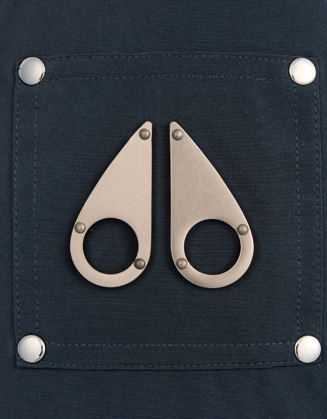 Kids Down Padded Bomber Jacket in Navy