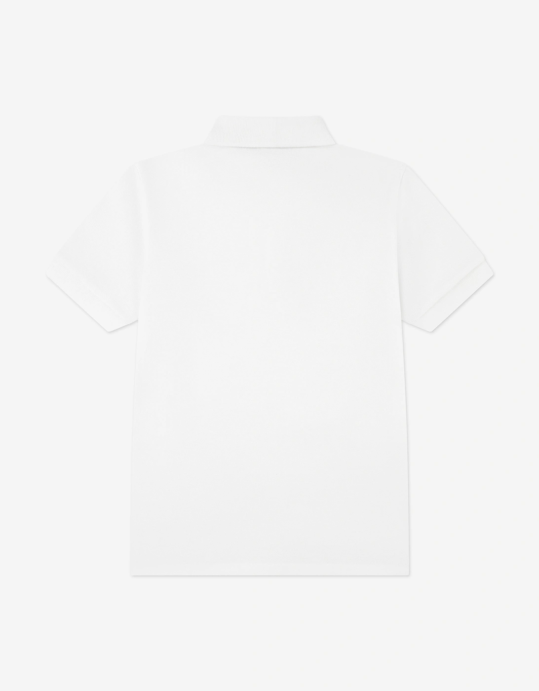 Boys Petit Pique Polo Shirt in White