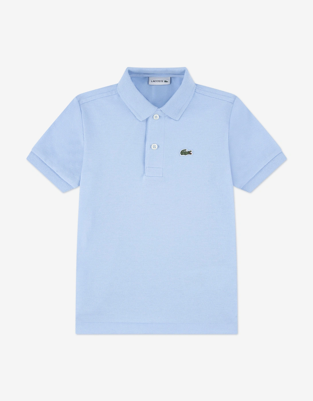 Boys Petit Pique Polo Shirt in Blue, 5 of 4