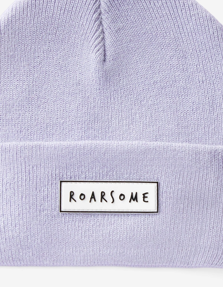 Kids Beanie Hat in Purple