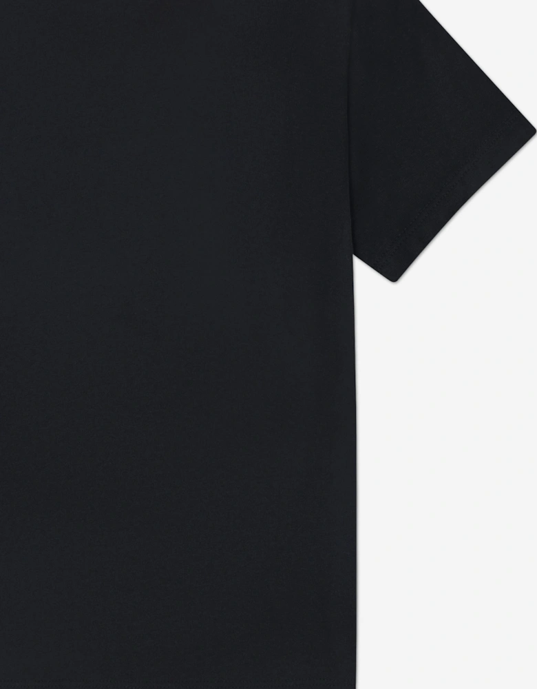 Boys Logo T-Shirt in Black