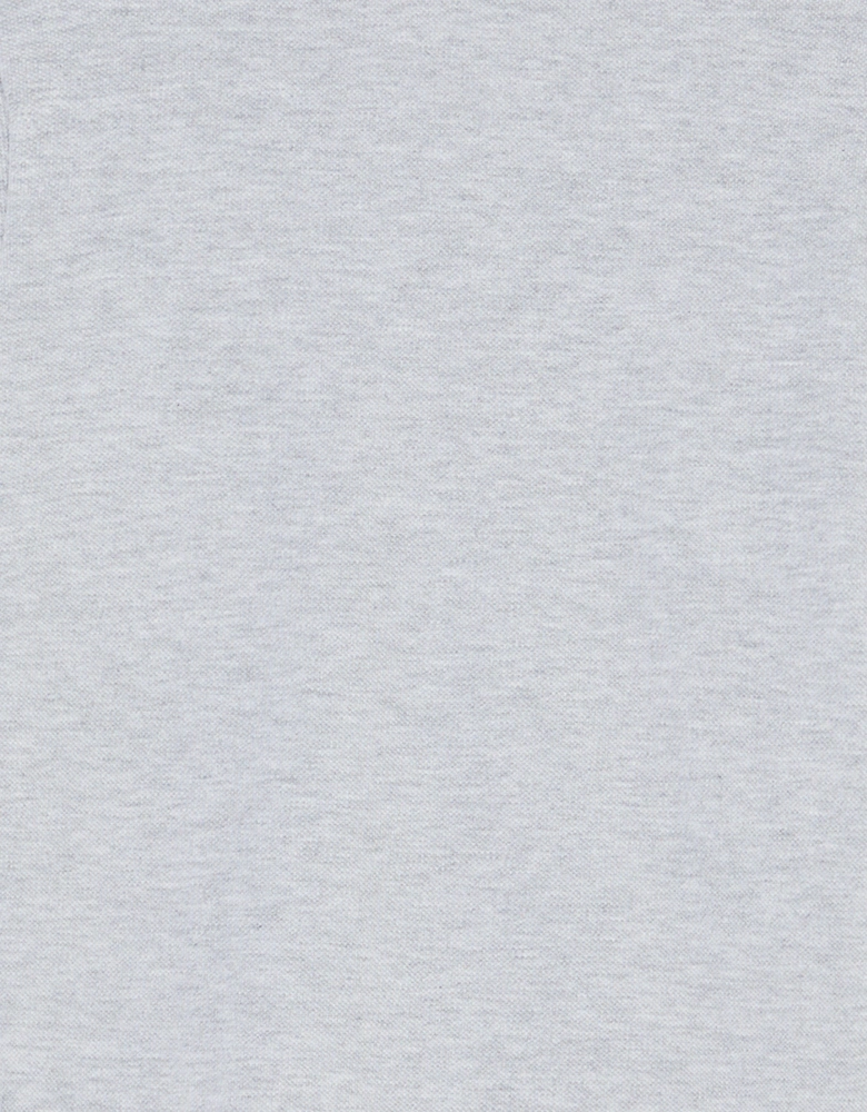 Boys Pique Polo Shirt in Grey