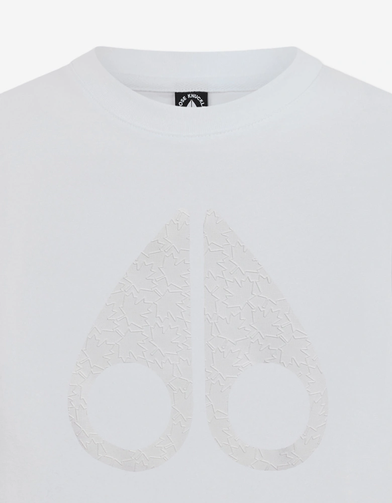 Kids Chamblee Leaf T-Shirt in White