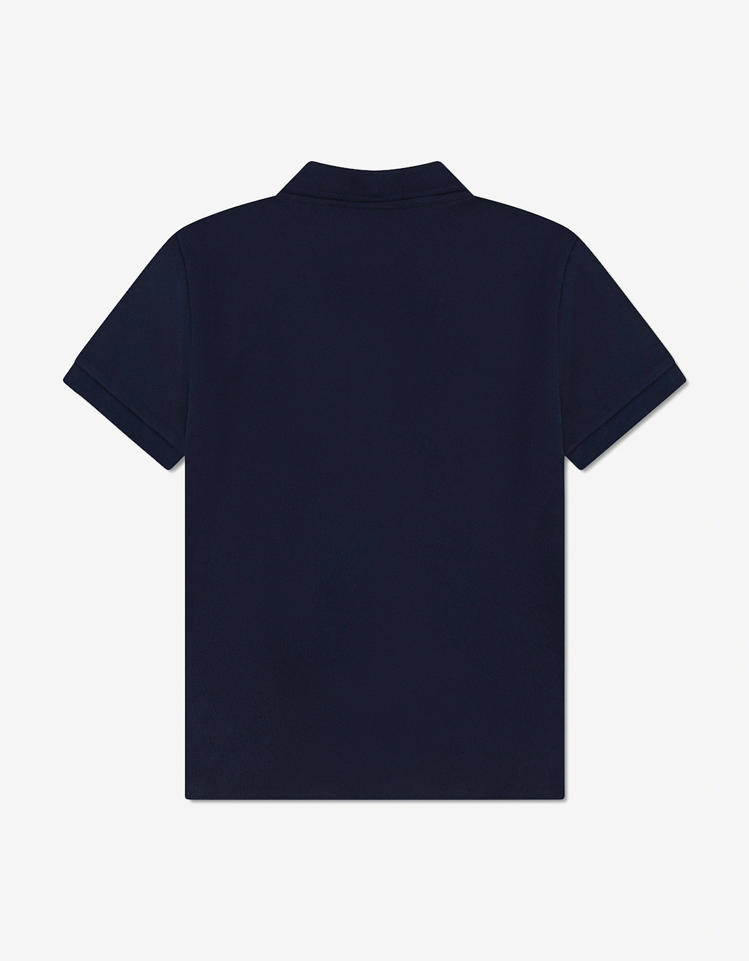 Boys Colourblock Polo Shirt in Navy