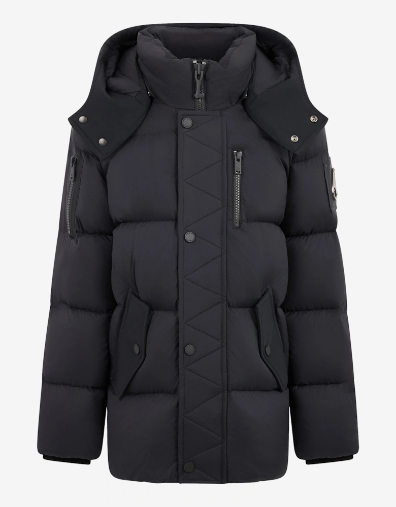 Kids Everest 3Q Down Puffer Jacket in Black