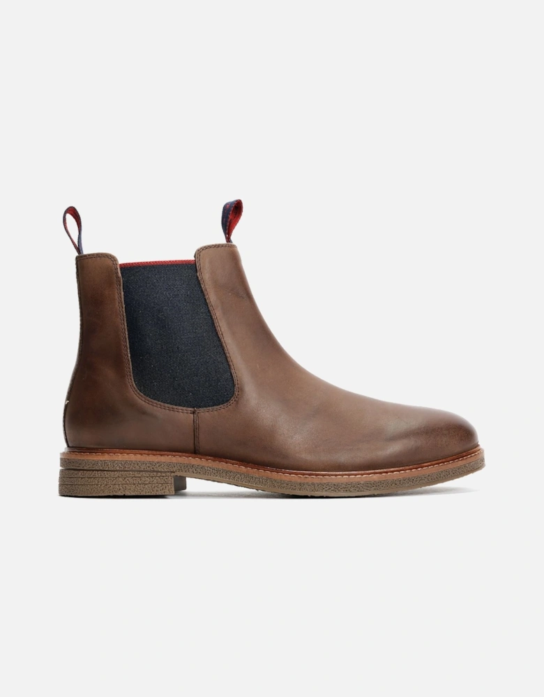 Walker Chelsea Leather Men's Brown Boots