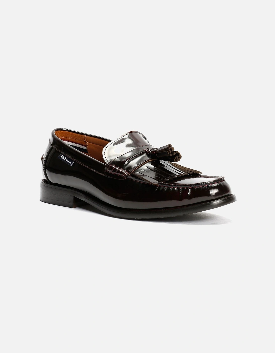 Buster Leather Men's Burgundy Loafers