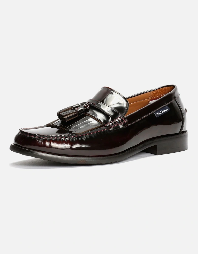 Buster Leather Men's Burgundy Loafers