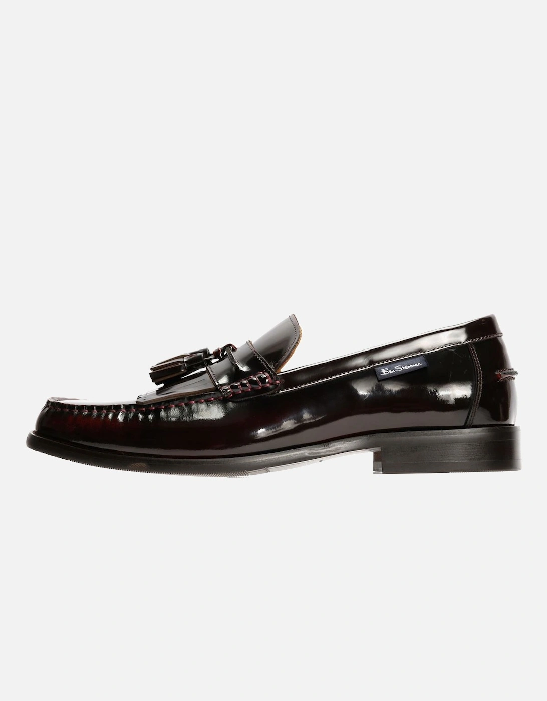 Buster Leather Men's Burgundy Loafers