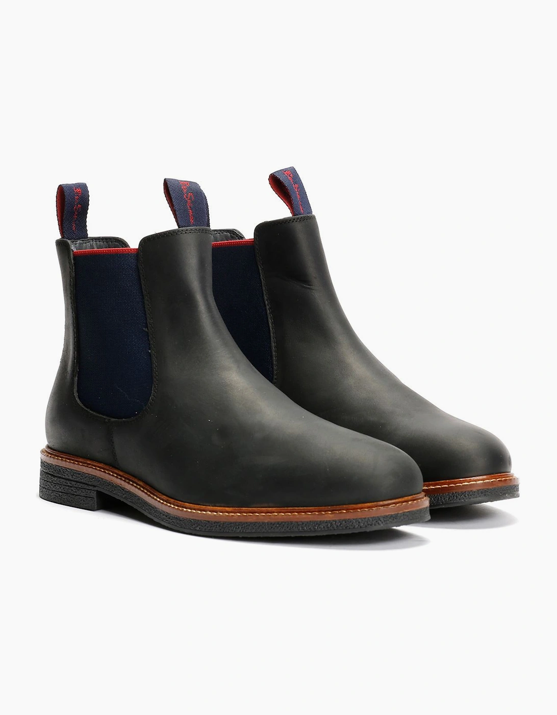 Ben Sherman Men's Ben Sherman Walker Chelsea Leather Men's Black Boots