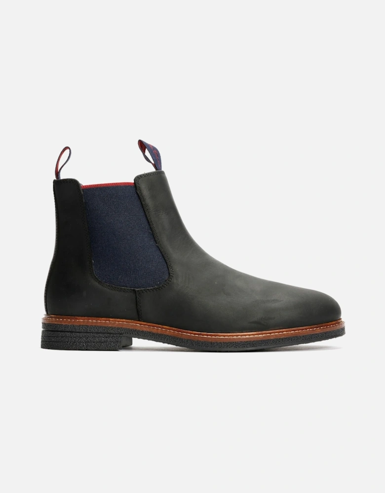 Walker Chelsea Leather Men's Black Boots