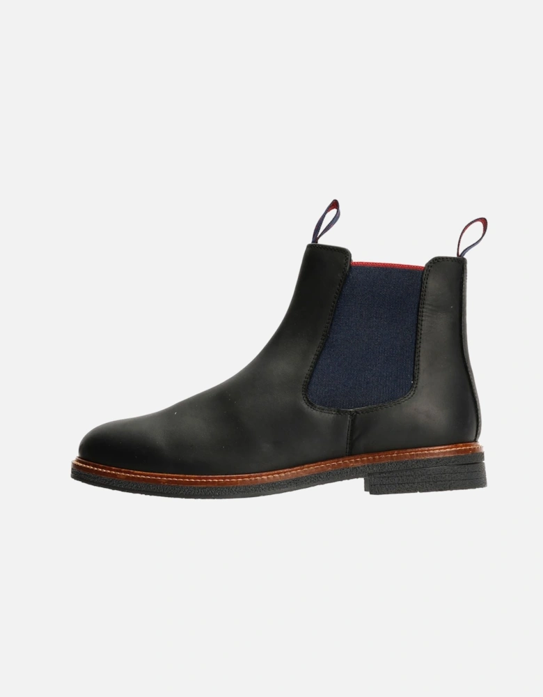 Walker Chelsea Leather Men's Black Boots