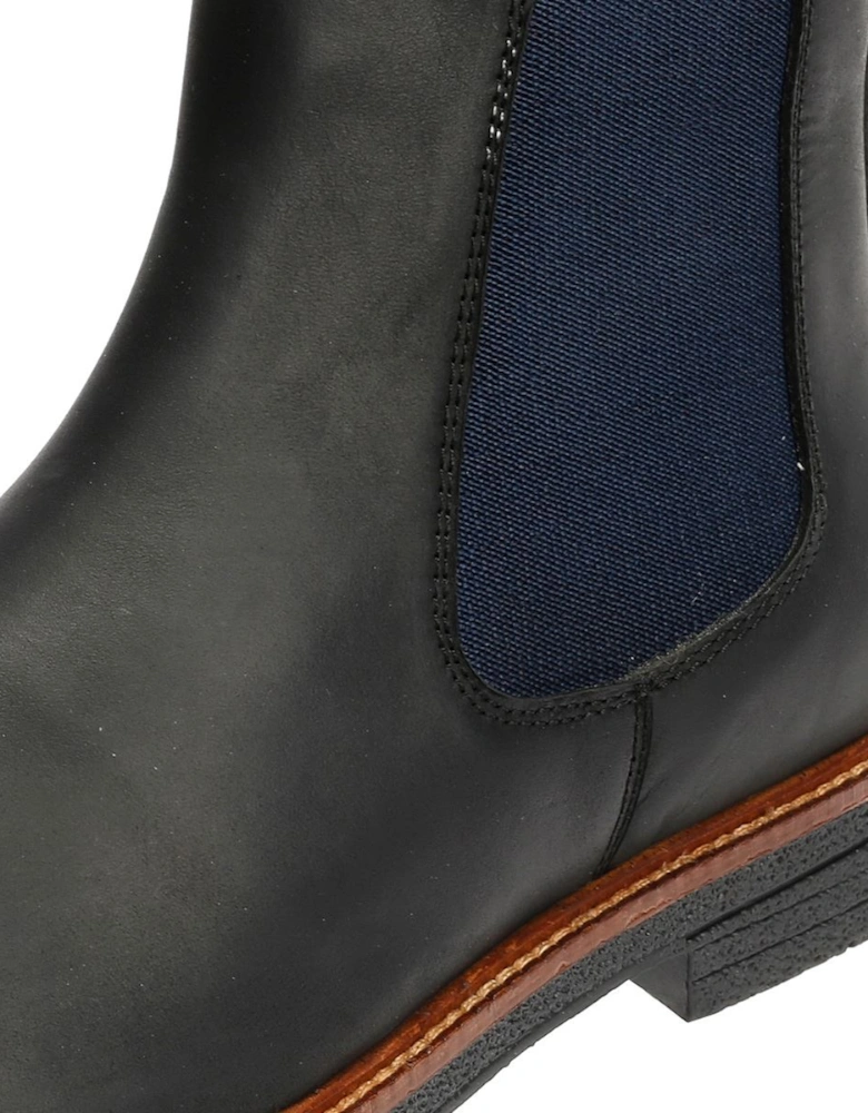 Walker Chelsea Leather Men's Black Boots