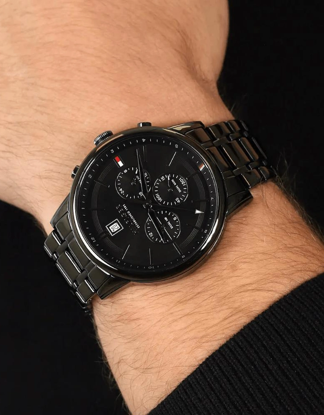 1791634 Black Dial Chronograph Men's Watch