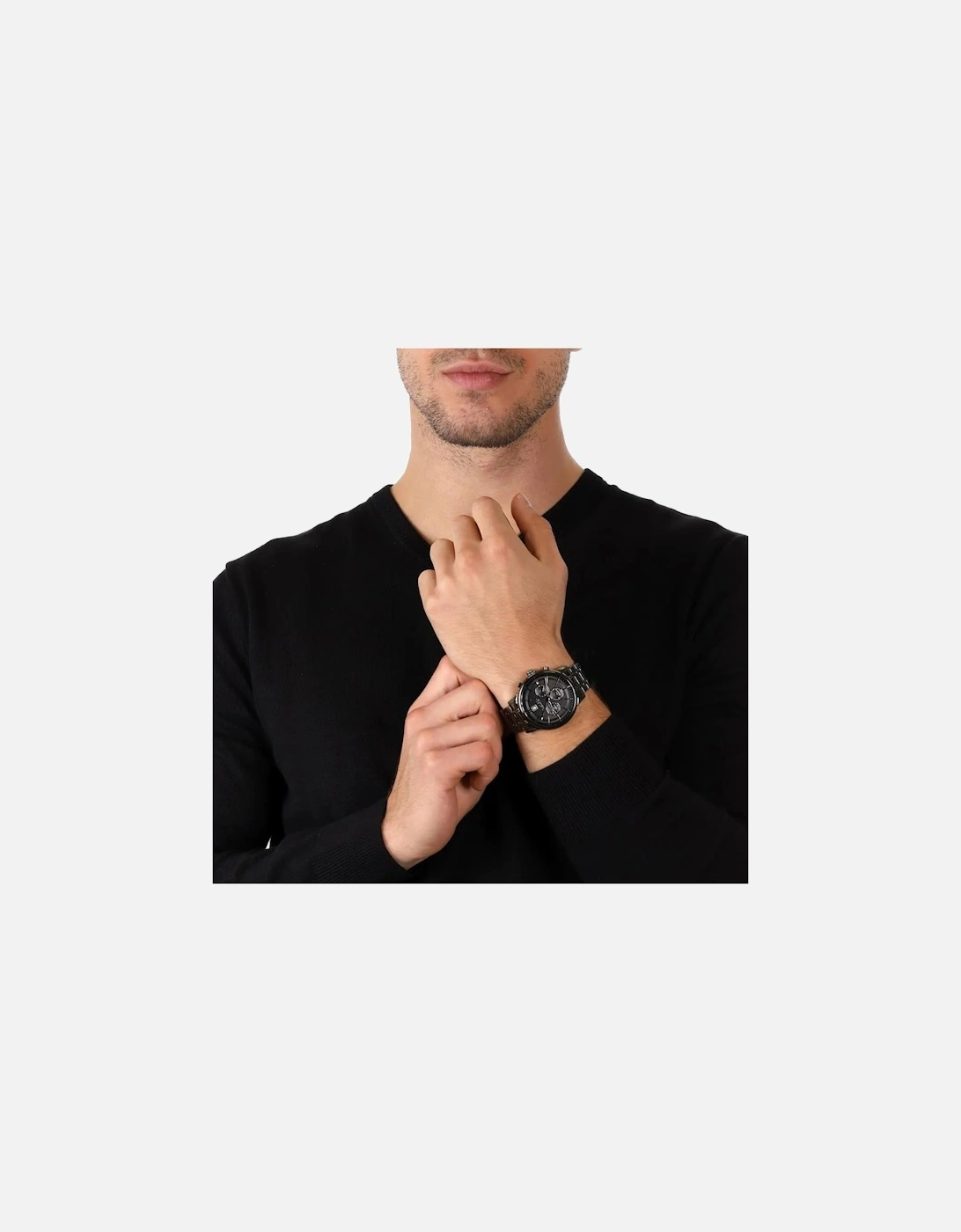 1791634 Black Dial Chronograph Men's Watch