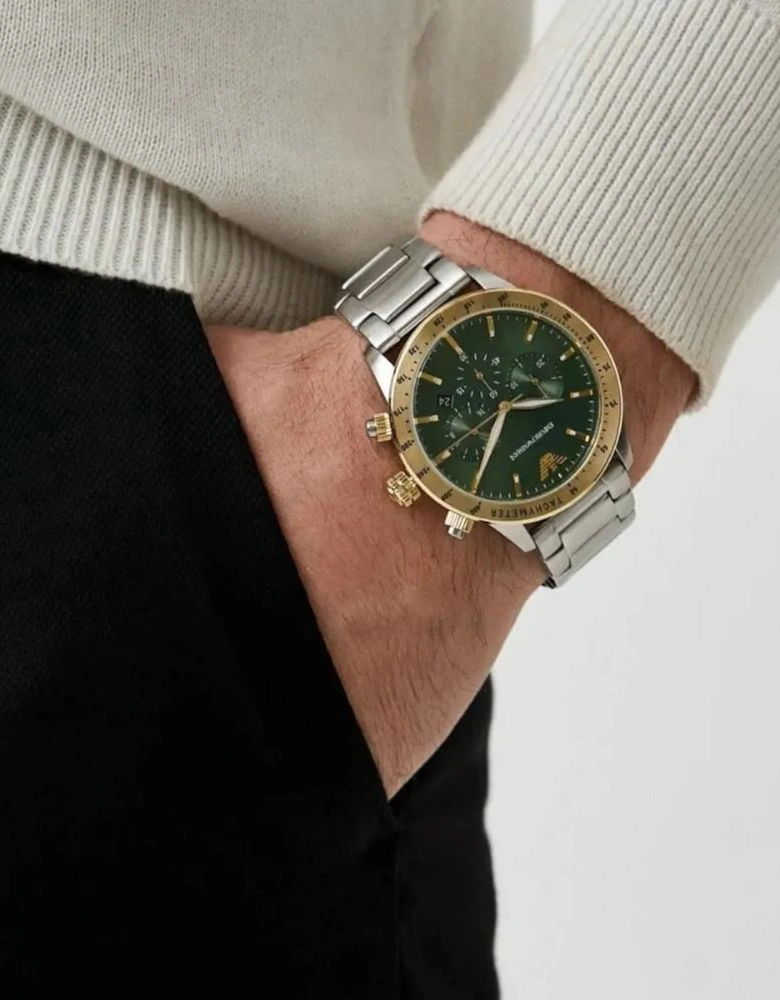 AR11454 Chronograph Green Dial Men’s Watch