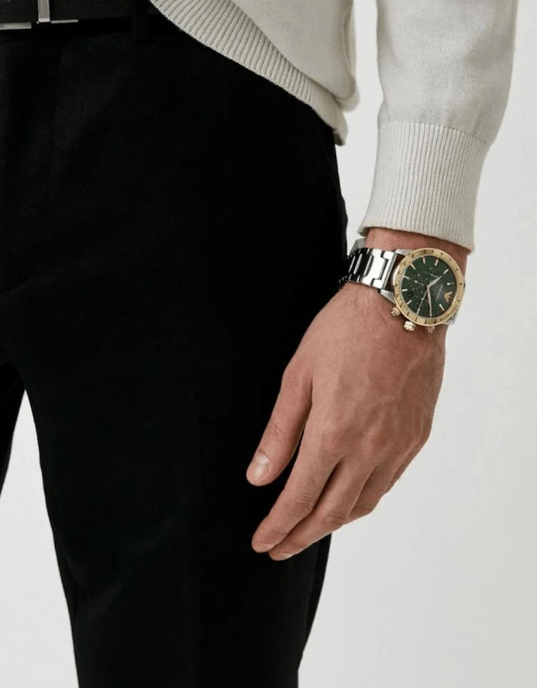 AR11454 Chronograph Green Dial Men’s Watch