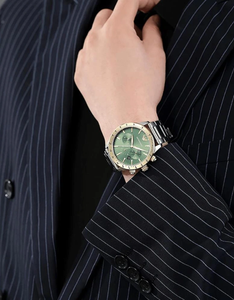 AR11454 Chronograph Green Dial Men’s Watch
