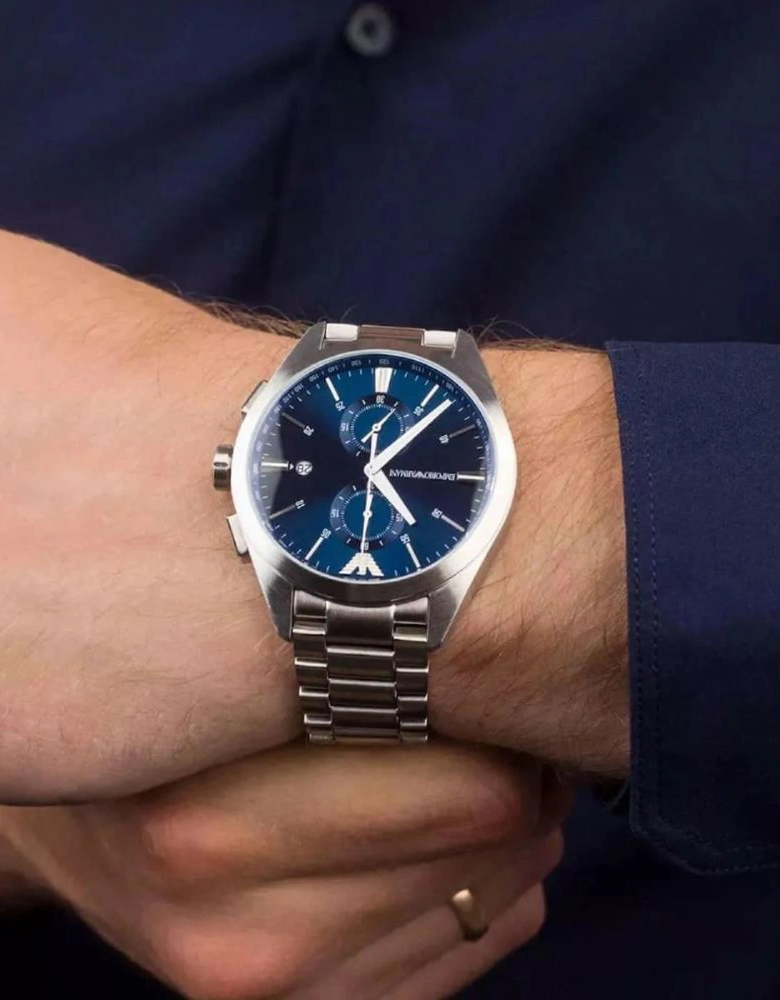 AR11541 Chronograph Blue Dial Men’s Watch