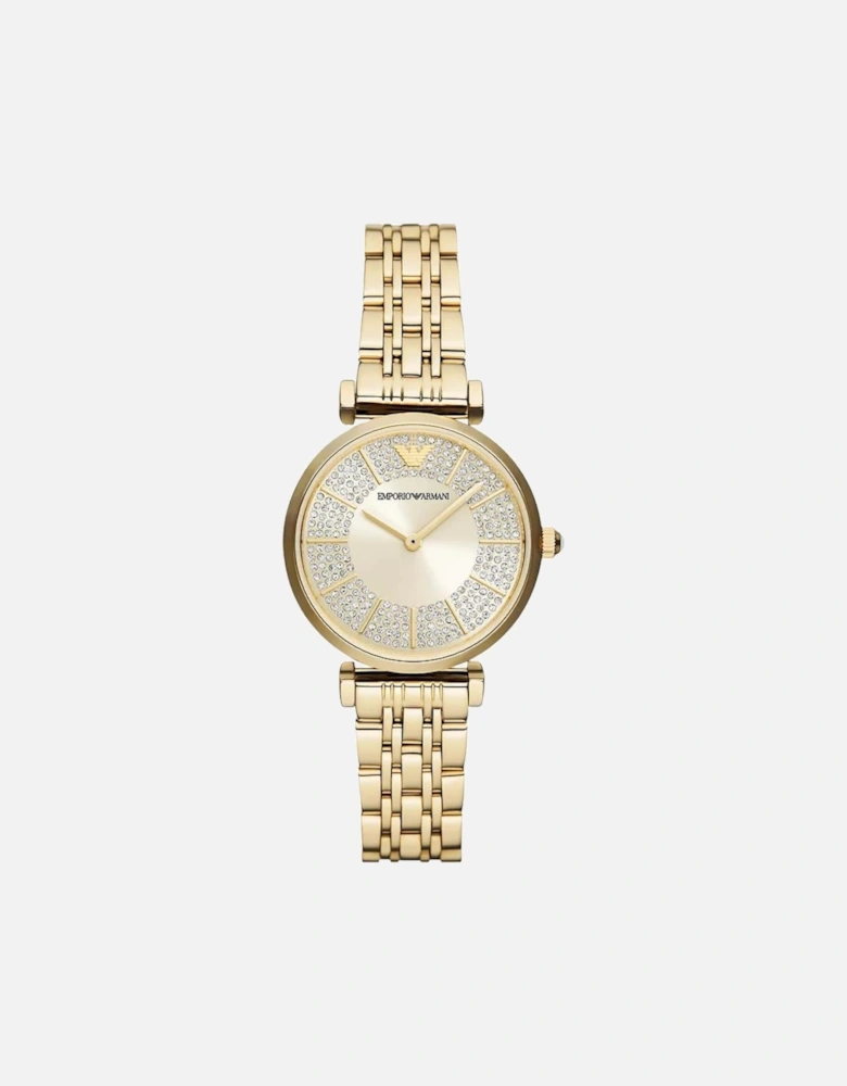 AR11608 Two-Hand Gold-Tone Ladies Watch