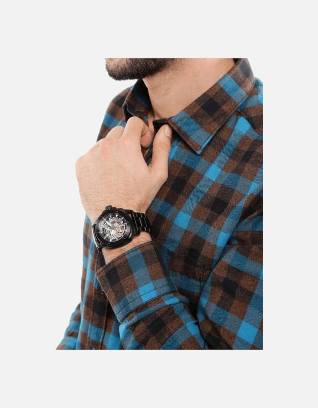 ME3080 Automatic Skeleton Dial Men's Watch