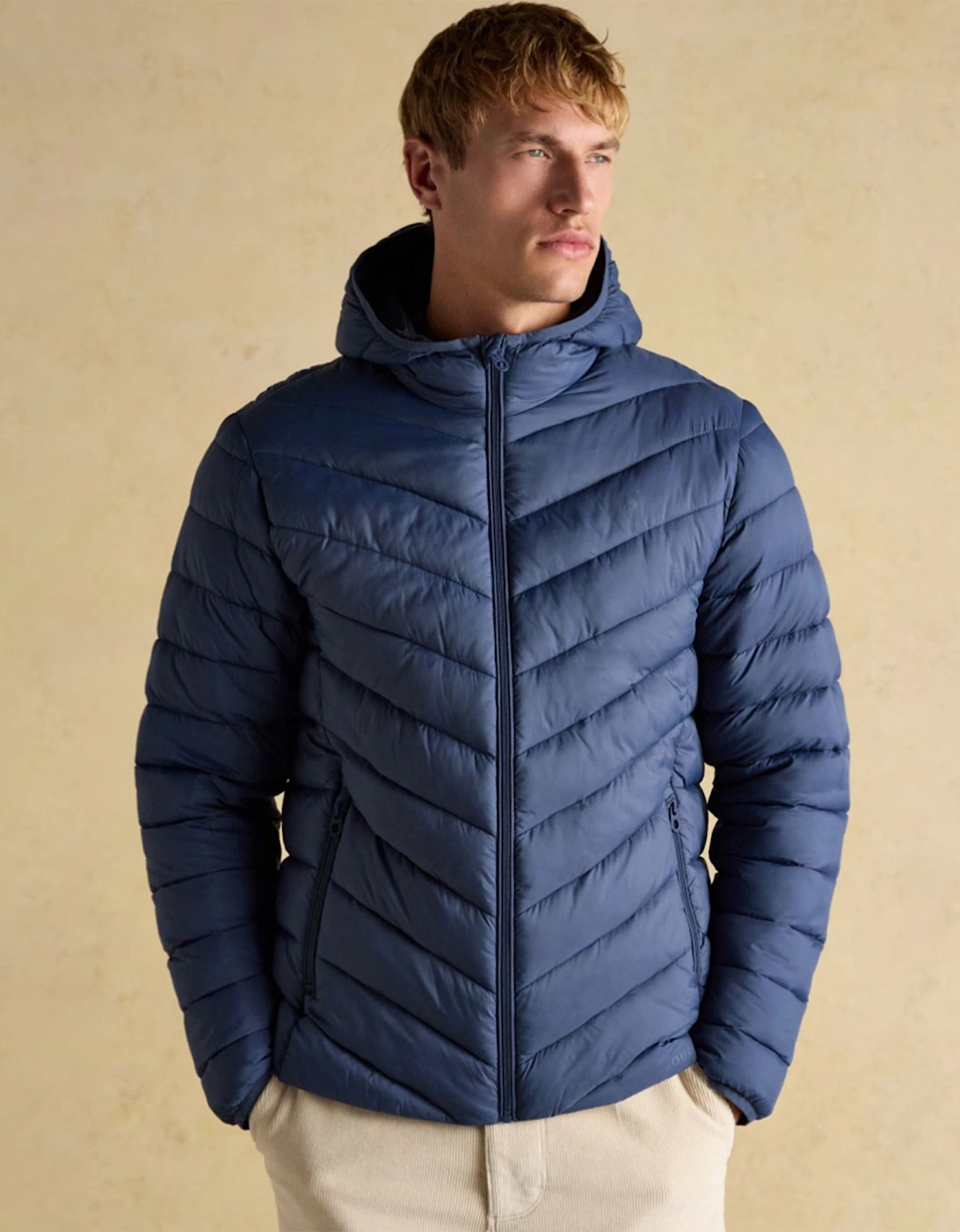 Garrett Blue Showerproof Padded Jacket