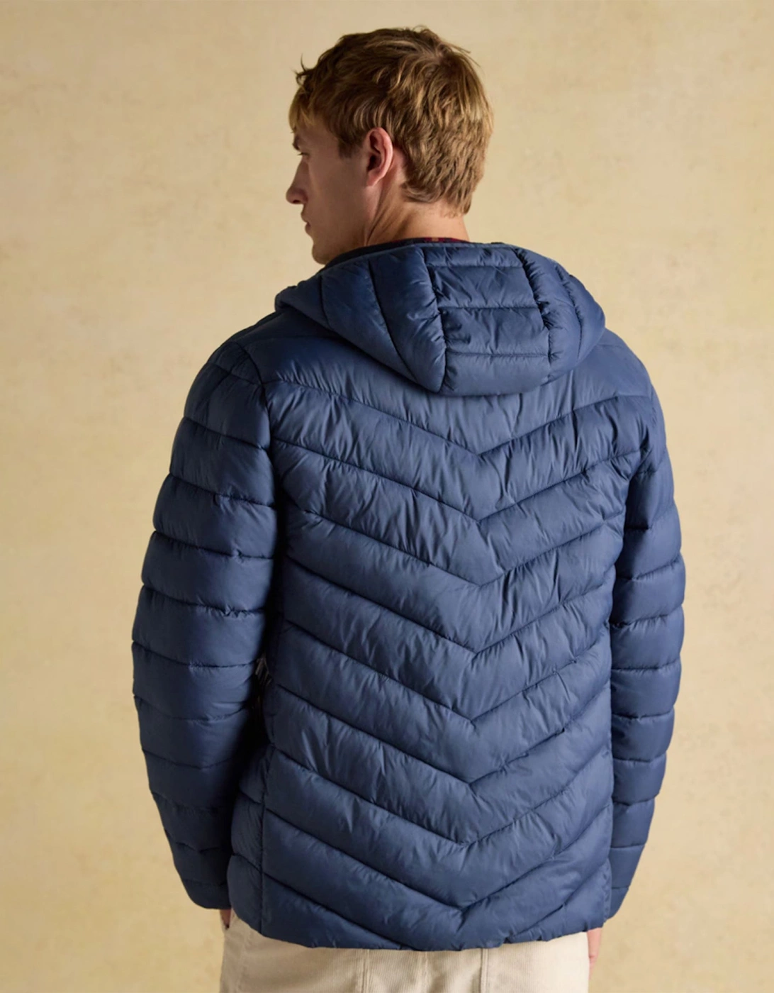 Garrett Blue Showerproof Padded Jacket
