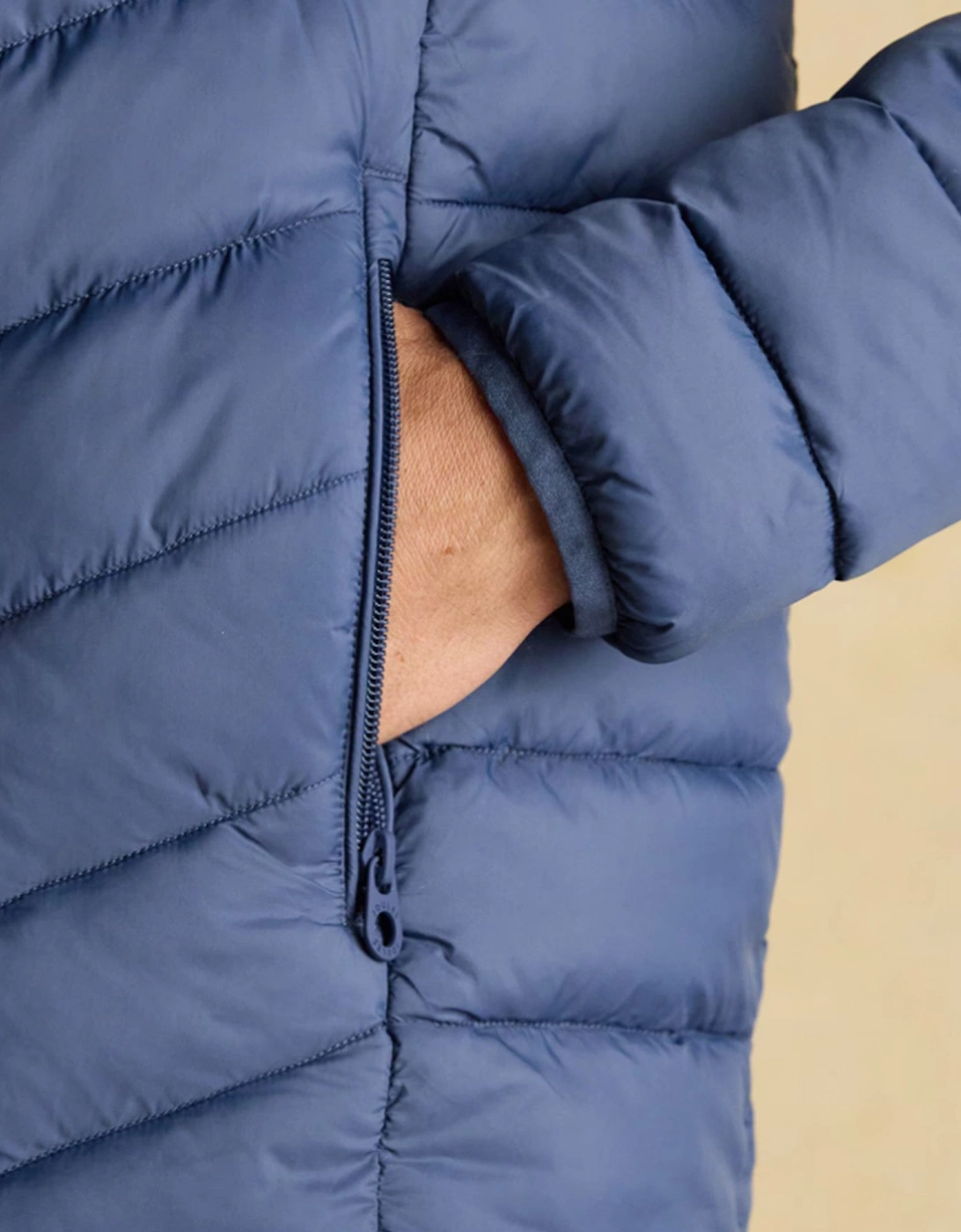 Garrett Blue Showerproof Padded Jacket