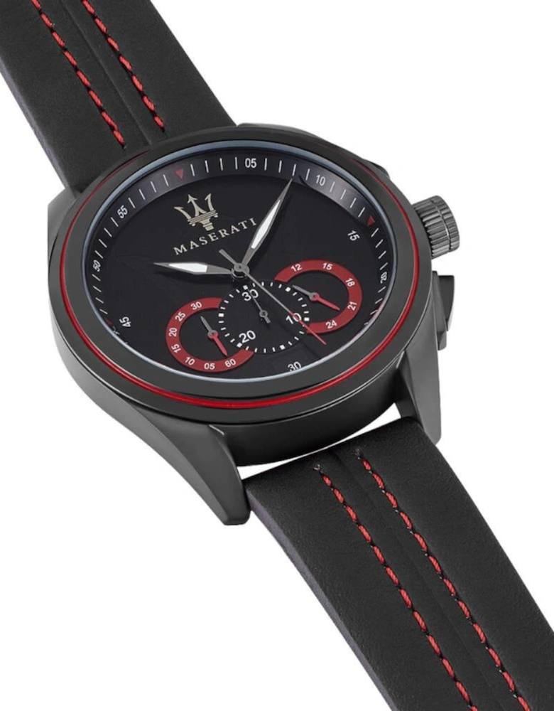 R8871612023 Traguardo Chronograph Black Dial Men's Watch