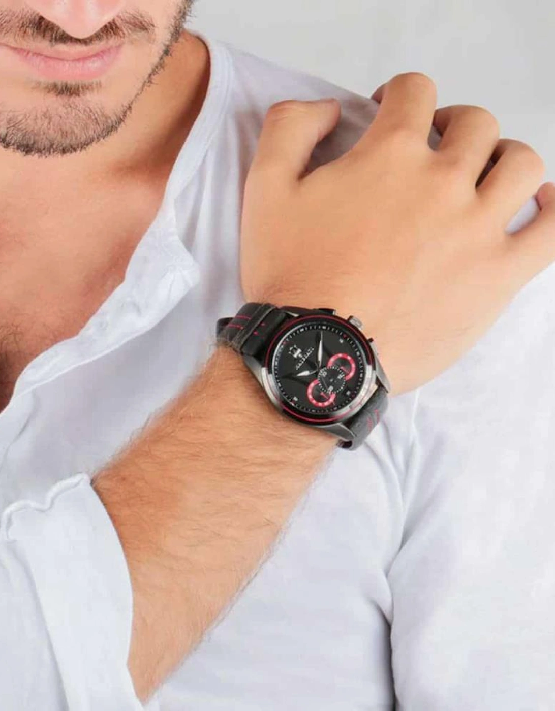 R8871612023 Traguardo Chronograph Black Dial Men's Watch