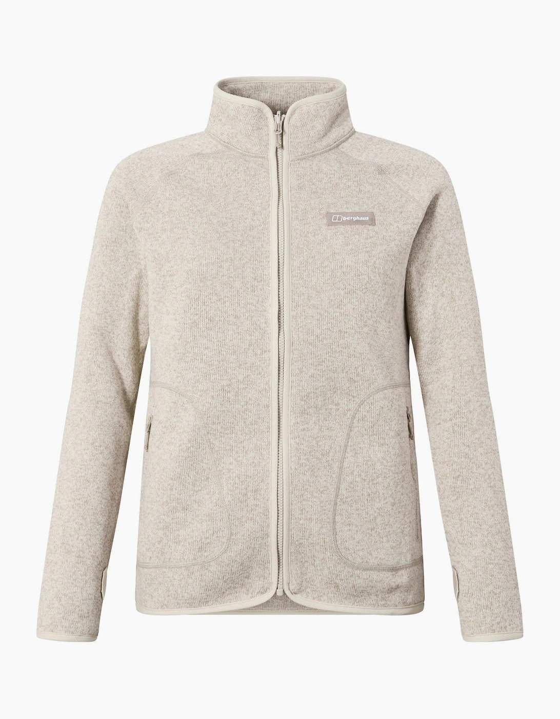Berghaus Women's Tan Asterby Interactive Full Zip Fleece - : Size 8