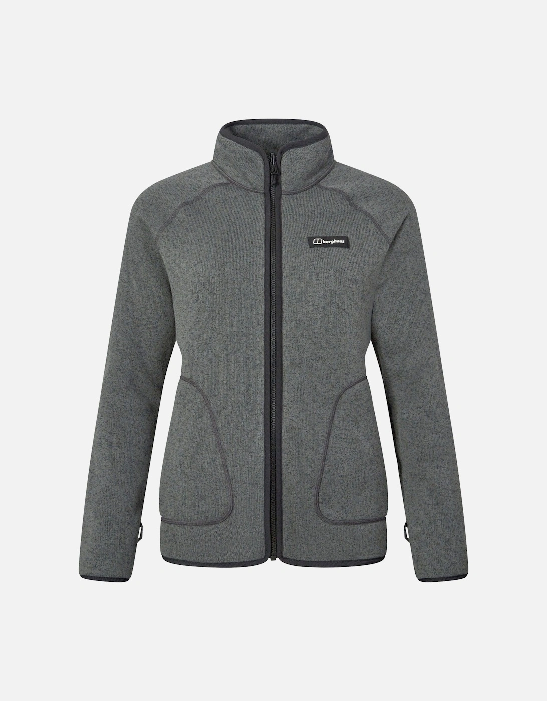 Women's Berghaus Womens Asterby Interactive Full Zip Fleece - Grey - Size: 8