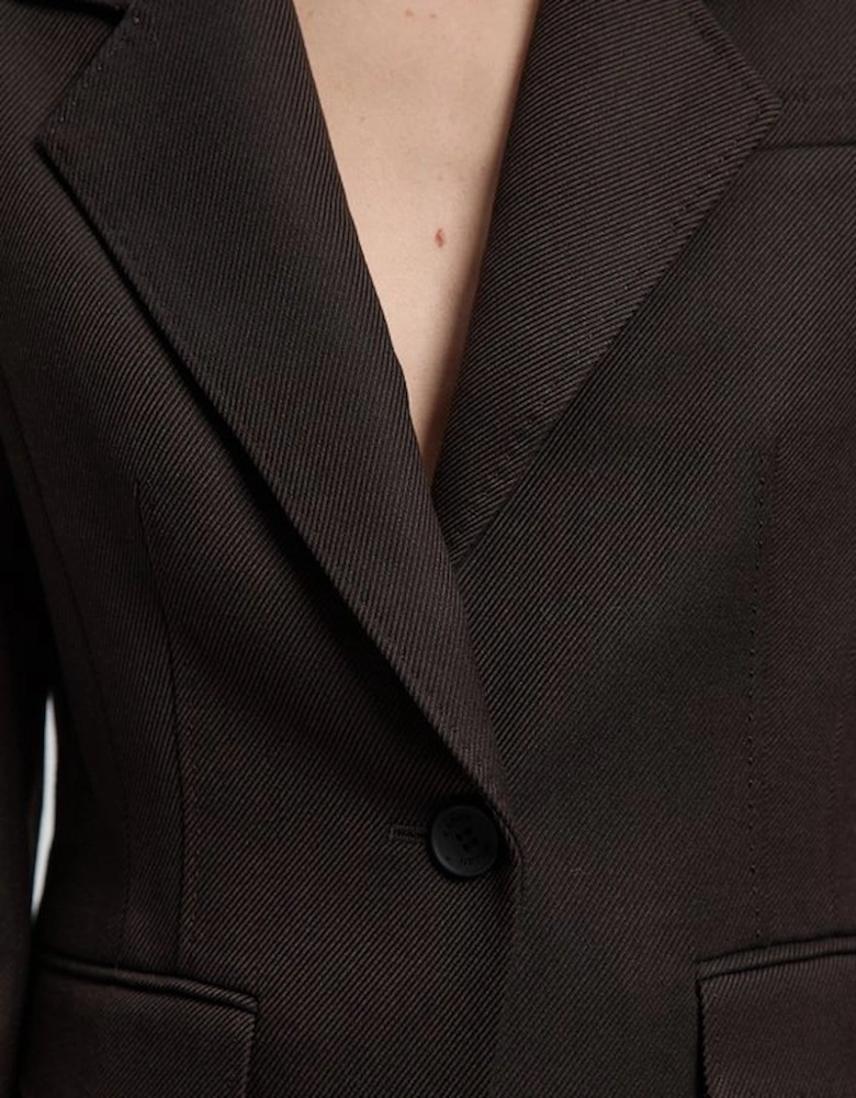 Tailored Marl Single Breasted Blazer