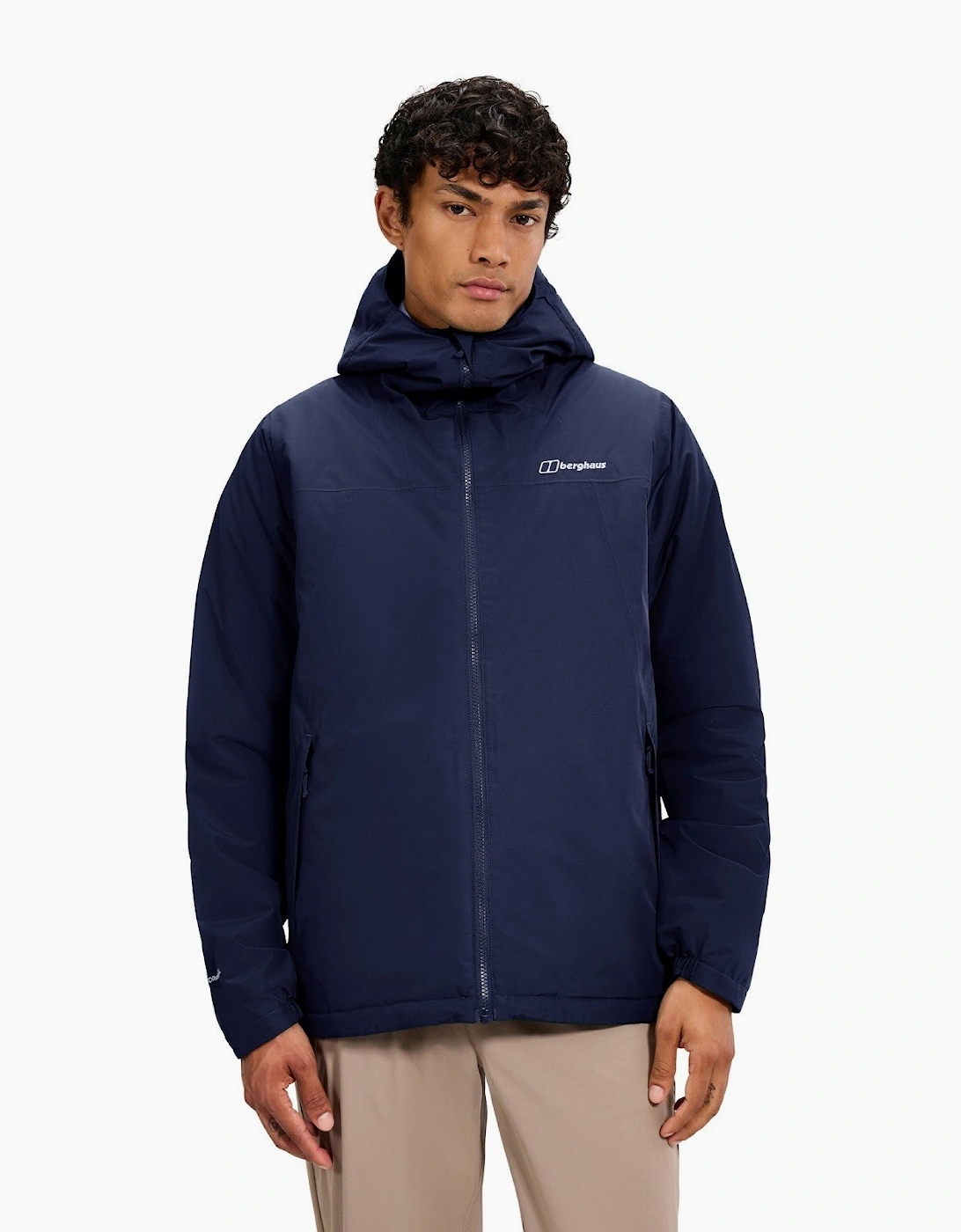 Men's Berghaus Mens Deluge Pro 3.0 Insulated Waterproof Jacket - Blue - Size: 42/Regular