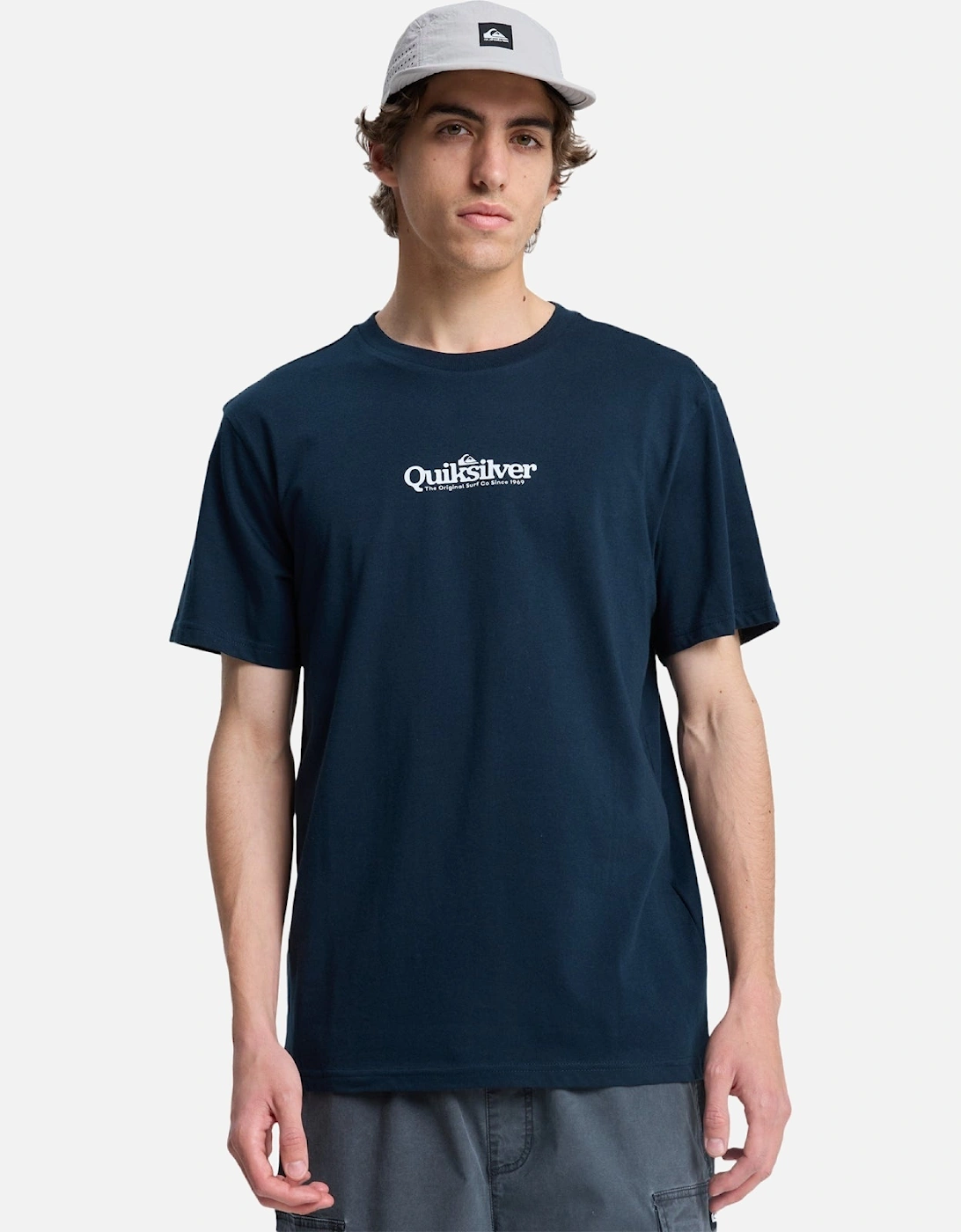 Mens Fineline Crew Neck Short Sleeve T-Shirt, 2 of 1