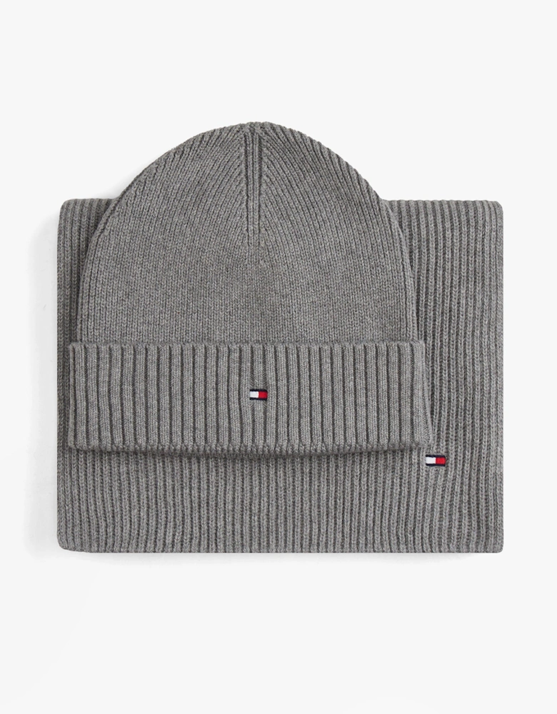AM0AM13807 TH FLAG BEANIE & SCA Mens Beanie Mid Grey Heather