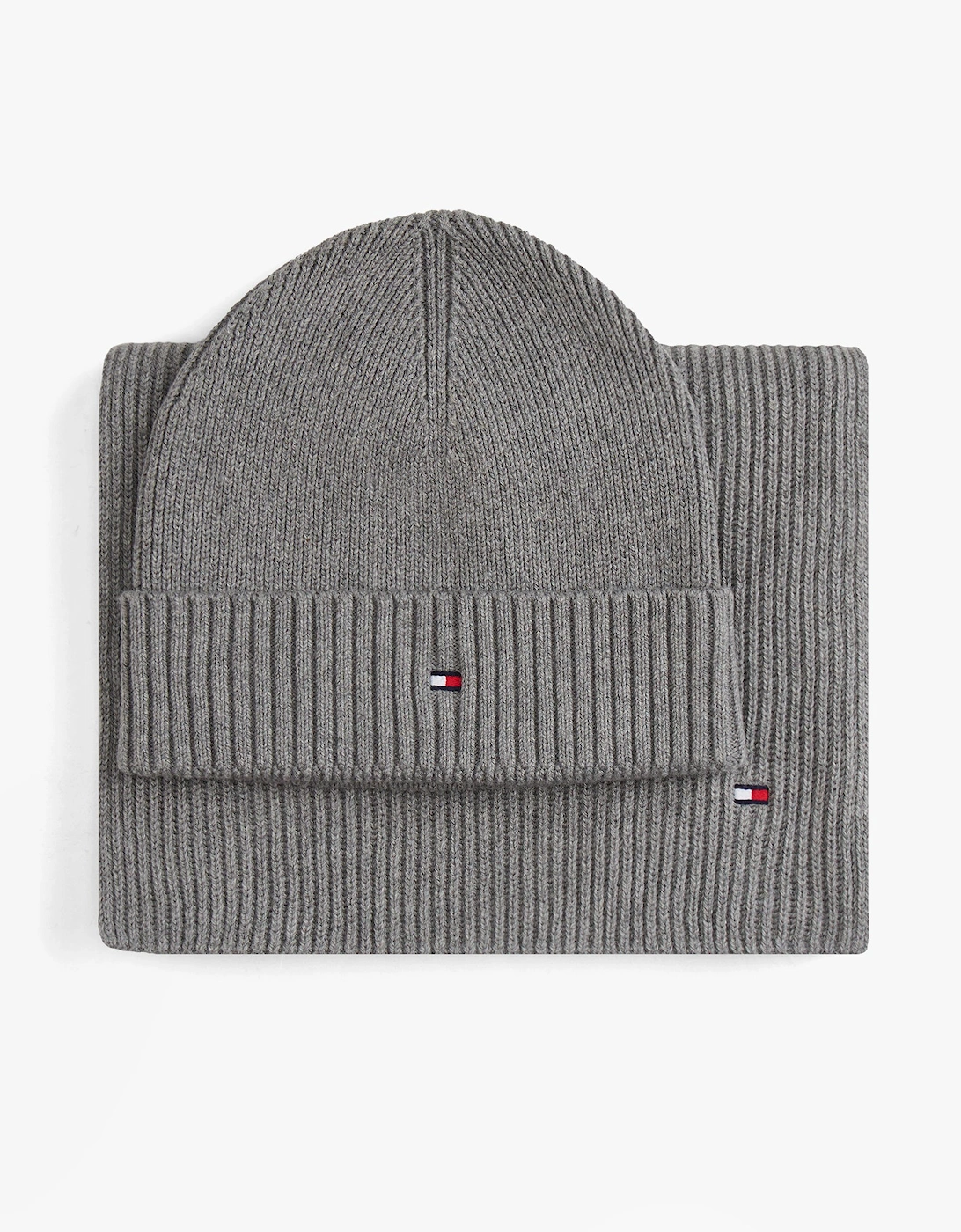 AM0AM13807 TH FLAG BEANIE & SCA Mens Beanie Mid Grey Heather, 5 of 4