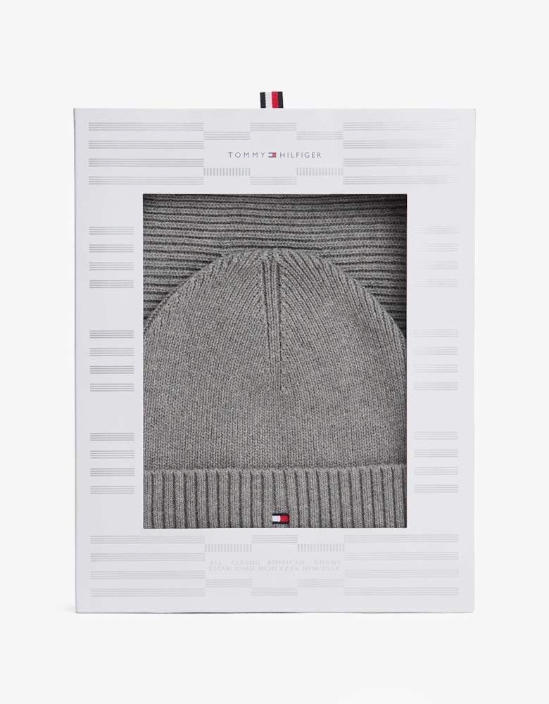 AM0AM13807 TH FLAG BEANIE & SCA Mens Beanie Mid Grey Heather