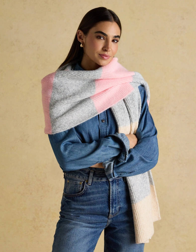 POPLEY STRIPE Womens Winter Pink/Grey