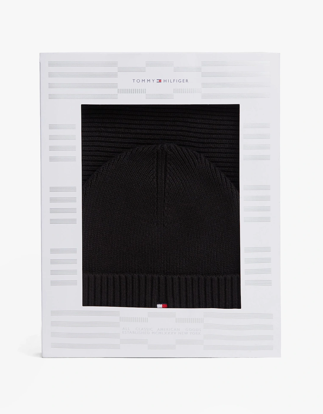 AM0AM13807 TH FLAG BEANIE & SCA Mens Beanie Black