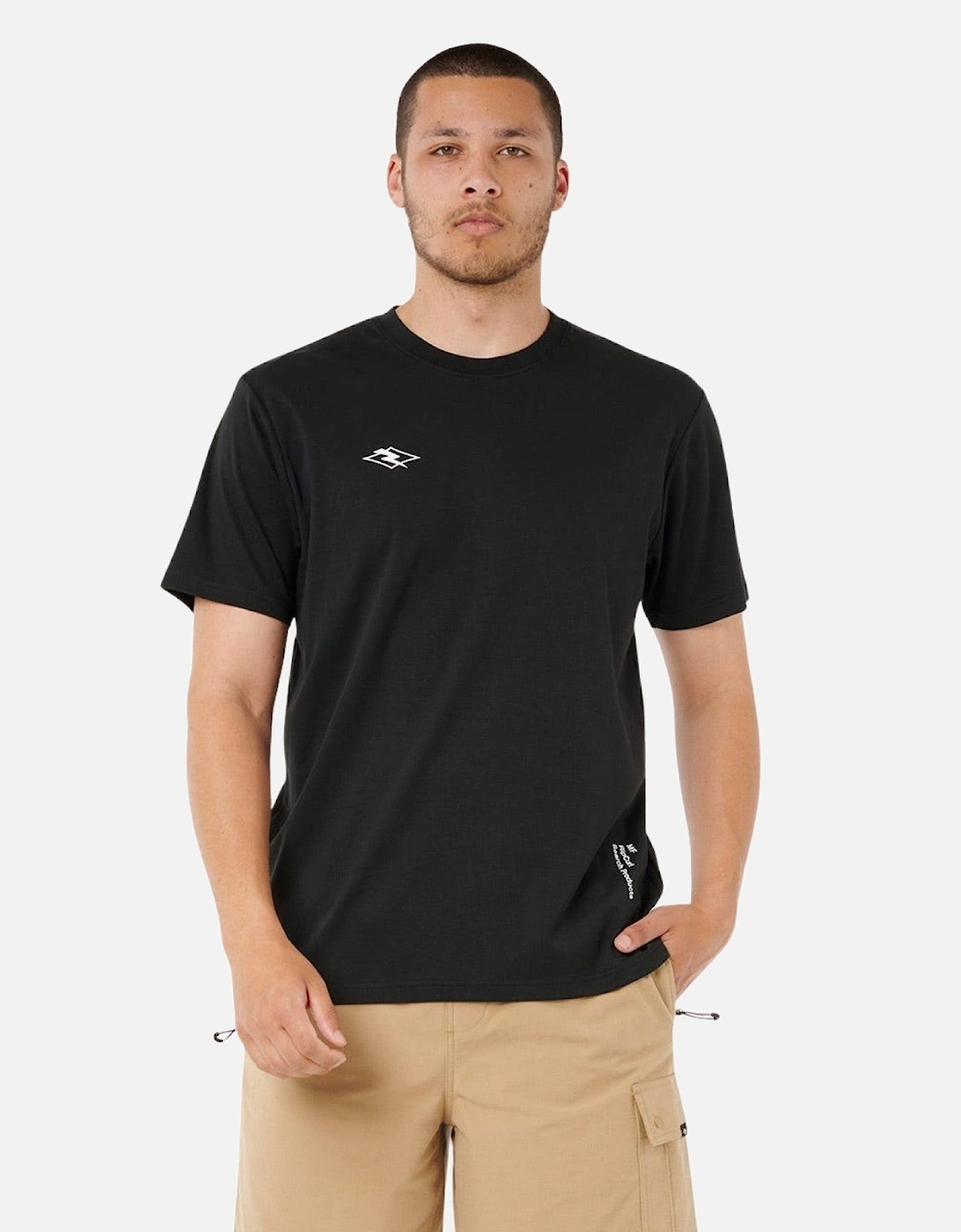 Rip Curl Mens Vaporcool MF Daimond Short Sleeve T-Shirt, 2 of 1