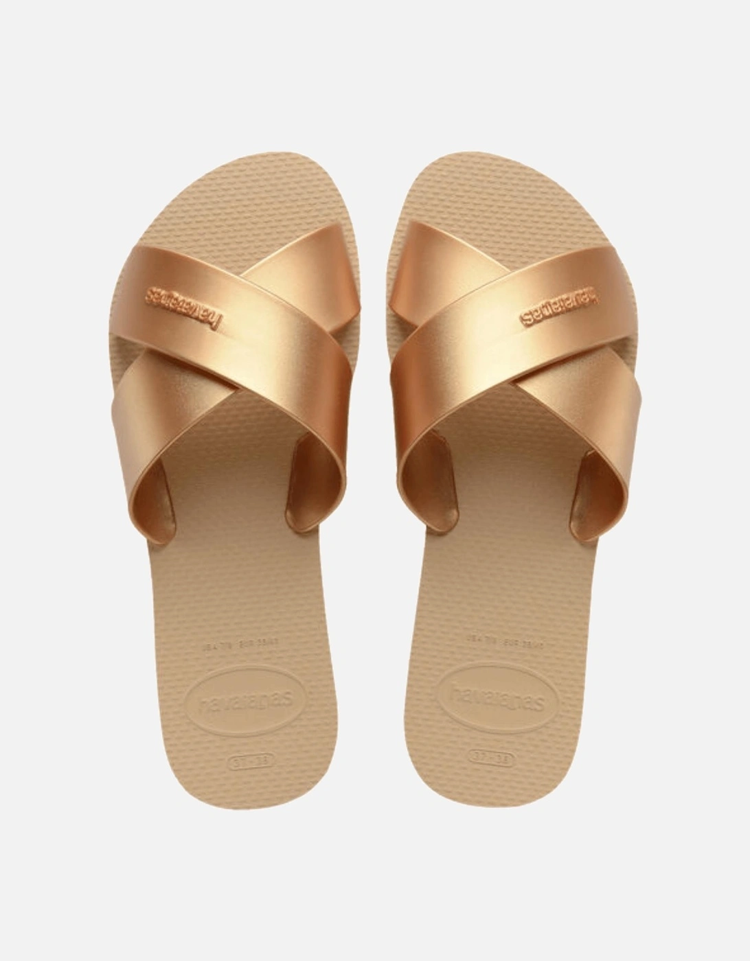 Womens Aqua Metallic Sandals, 2 of 1