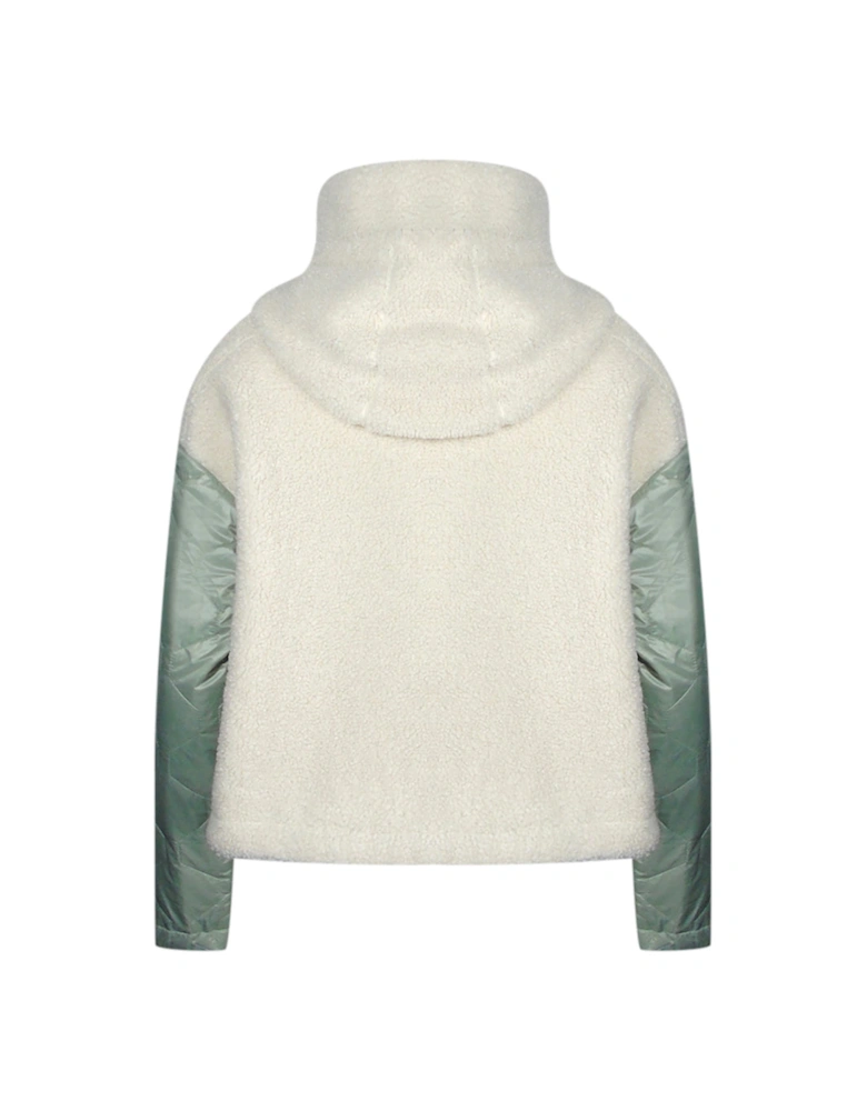 Charlene Moonbeam Nile Fleece White Jacket
