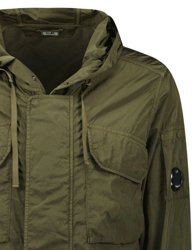 Chrome-R Hooded Lens Jacket Ivy Green