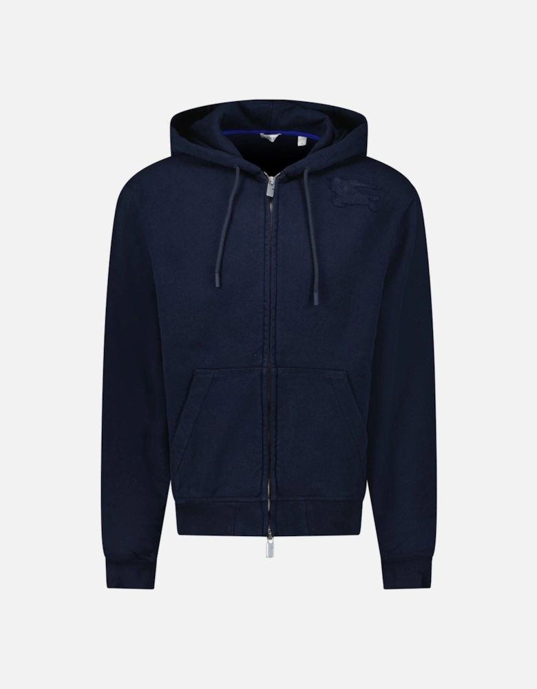 Embroidery Relaxed Fit Horseferry Logo Jacket Navy