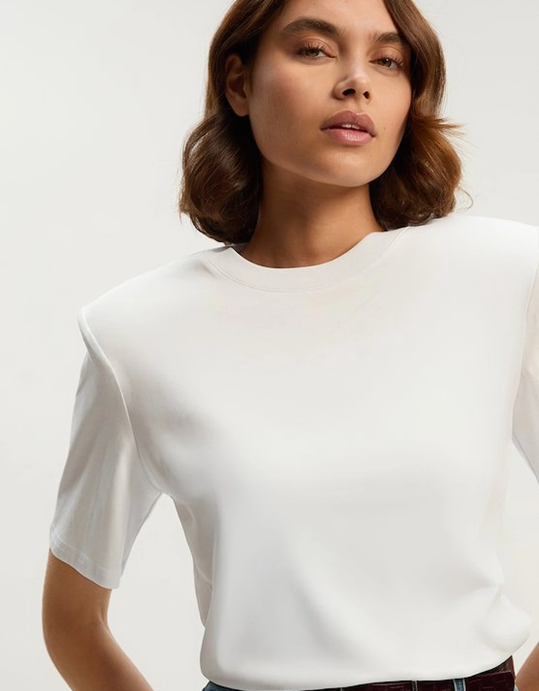 Power Shoulder Jersey T-Shirt