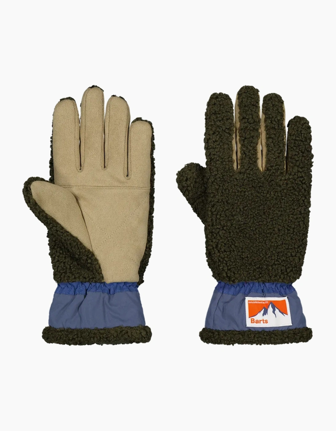 Women's Barts Unisex Isafjord Teddy Faux Fur Gloves - Black - Size: S/M